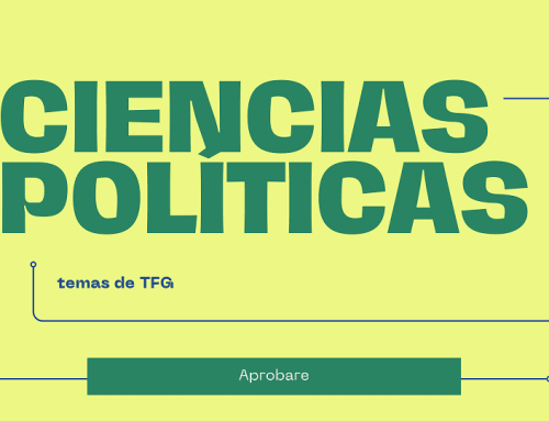 Ideas de temas para TFG en Ciencias Políticas